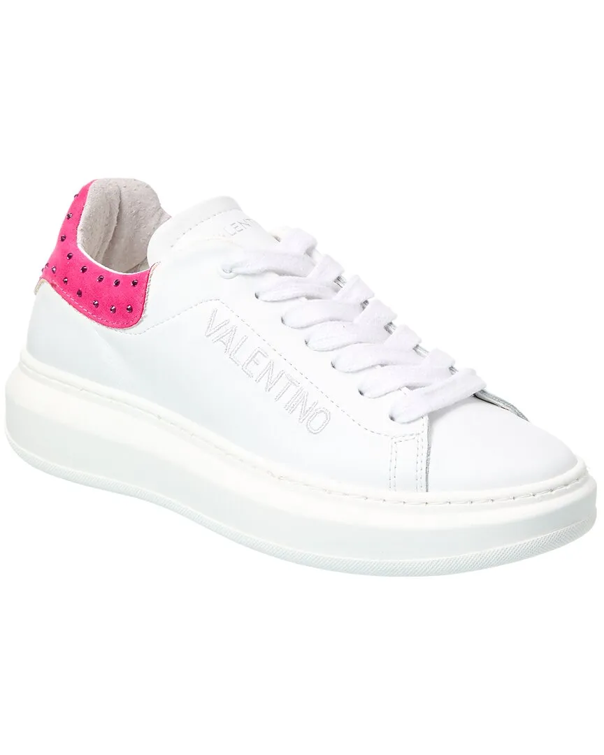 Valentino by Mario Valentino Fresia Stone Leather Sneaker