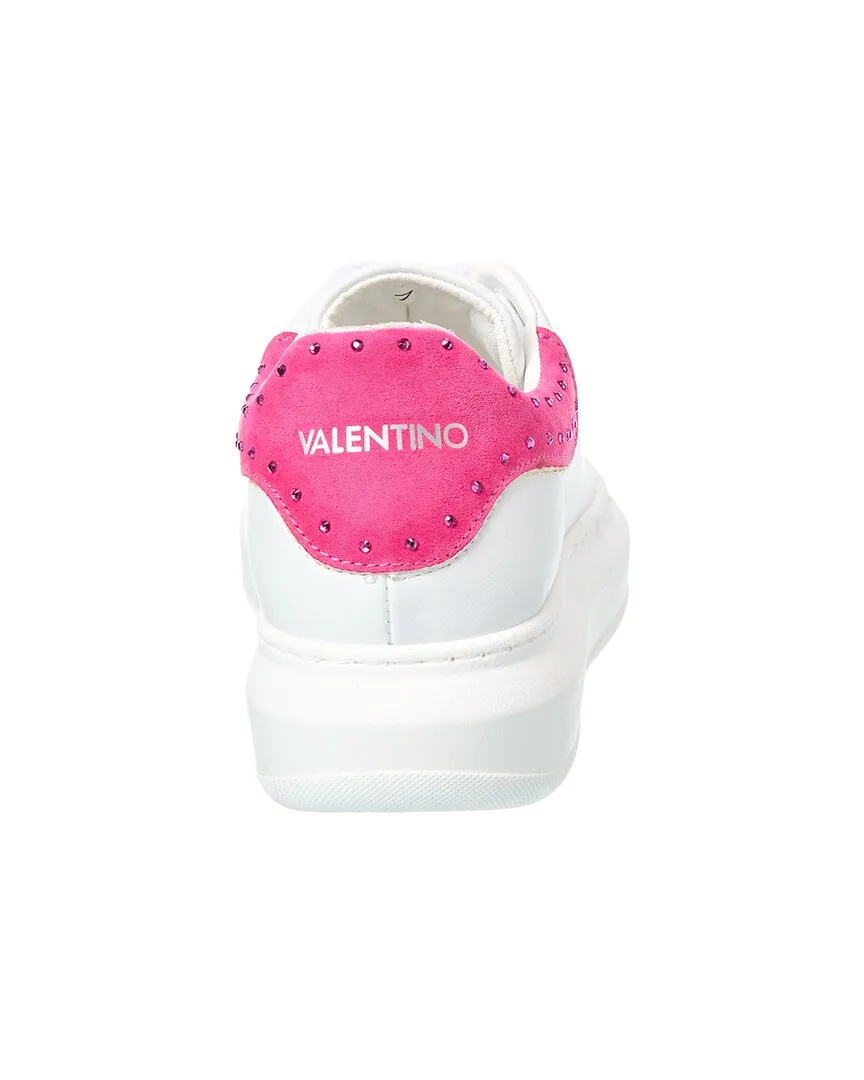 Valentino by Mario Valentino Fresia Stone Leather Sneaker