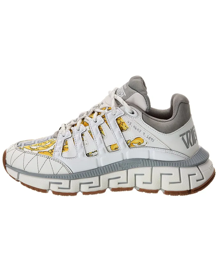 Versace Canvas & Leather Sneaker