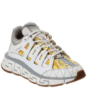 Versace Canvas & Leather Sneaker