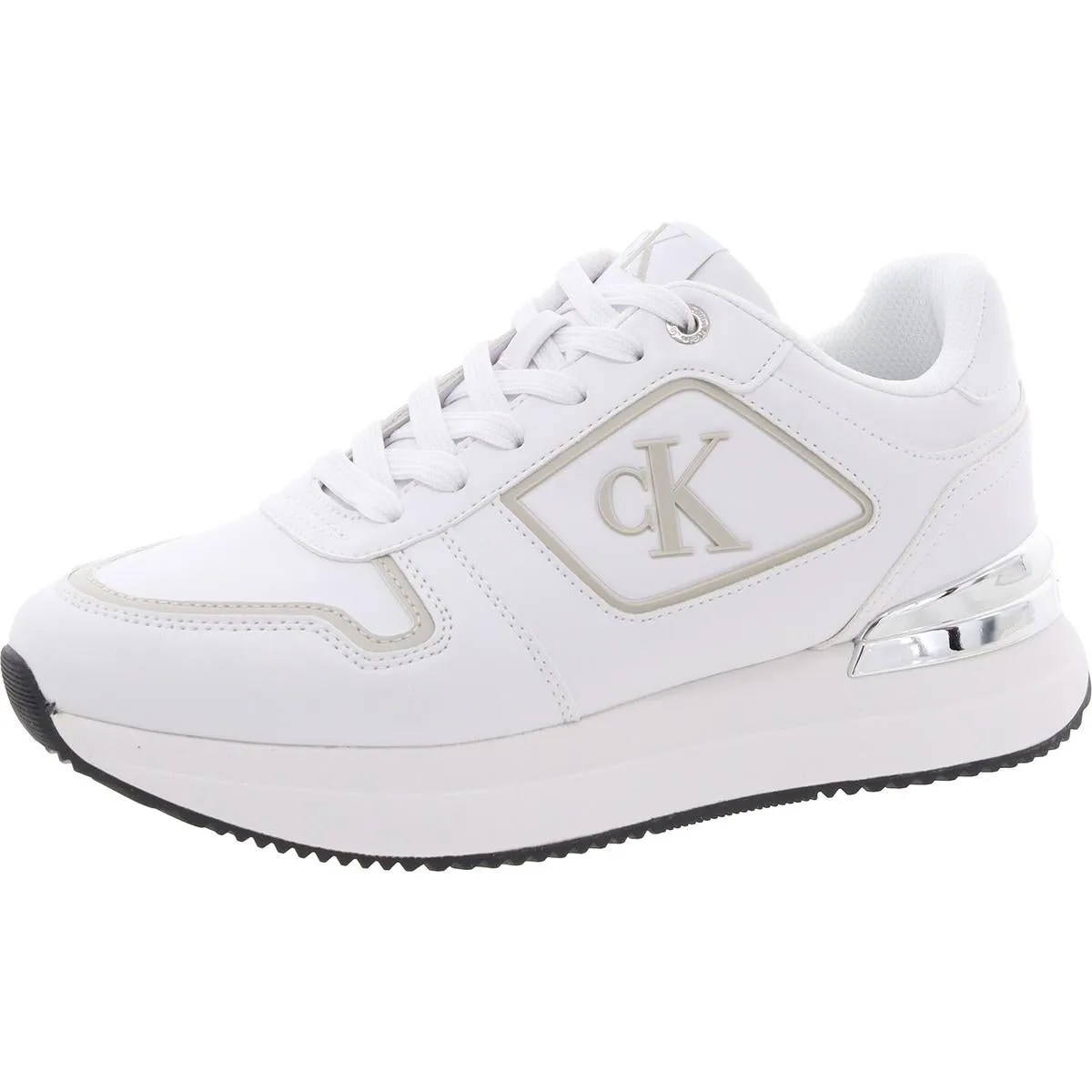 Vidya Womens Faux Leather Lifestyle Casual And Fashion Sneakers