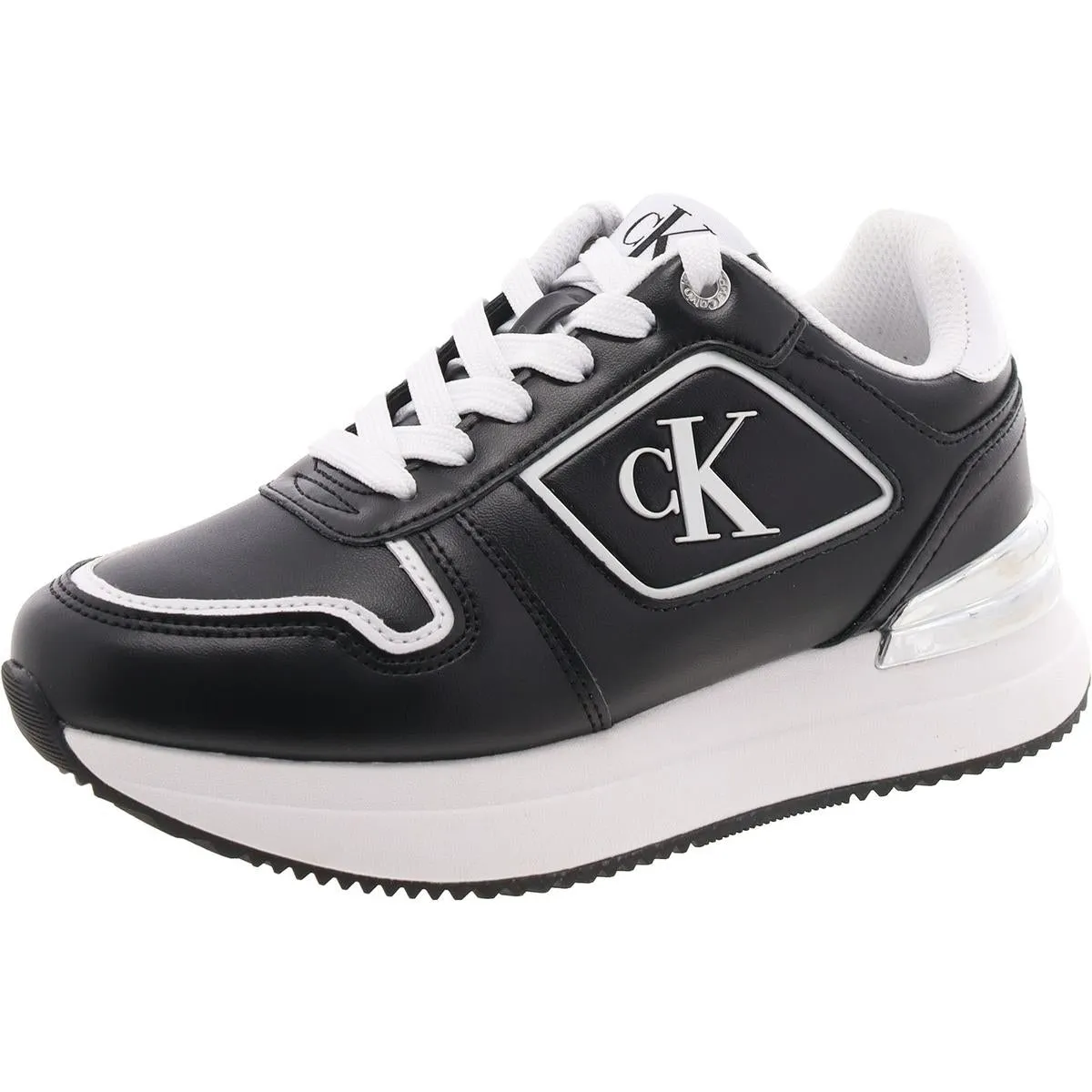 Vidya Womens Faux Leather Lifestyle Casual And Fashion Sneakers