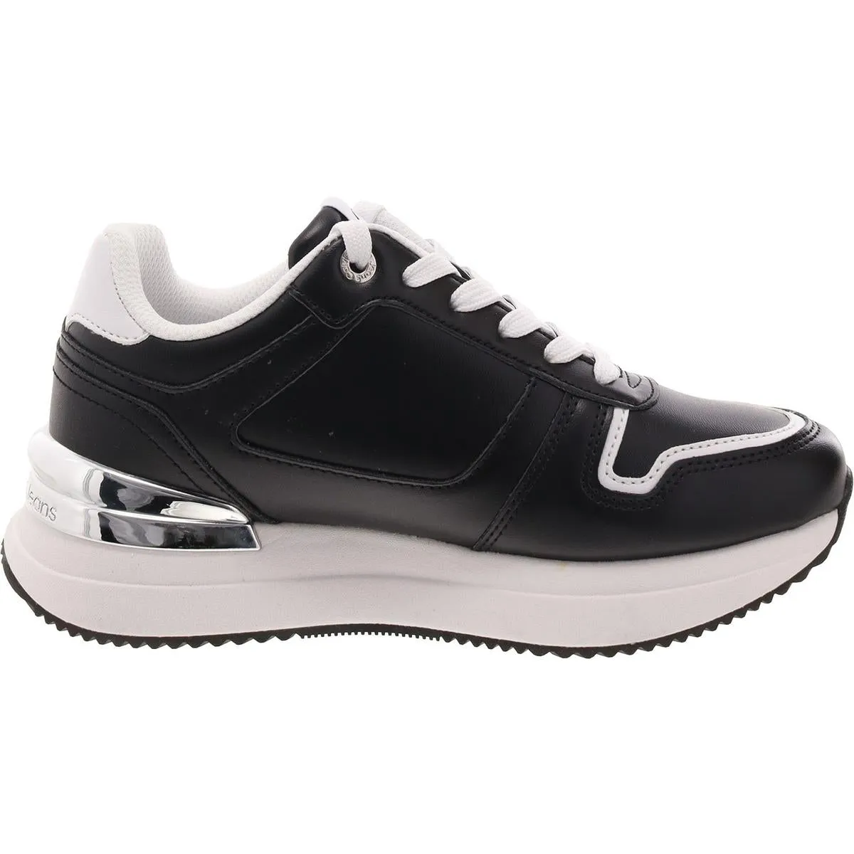 Vidya Womens Faux Leather Lifestyle Casual And Fashion Sneakers