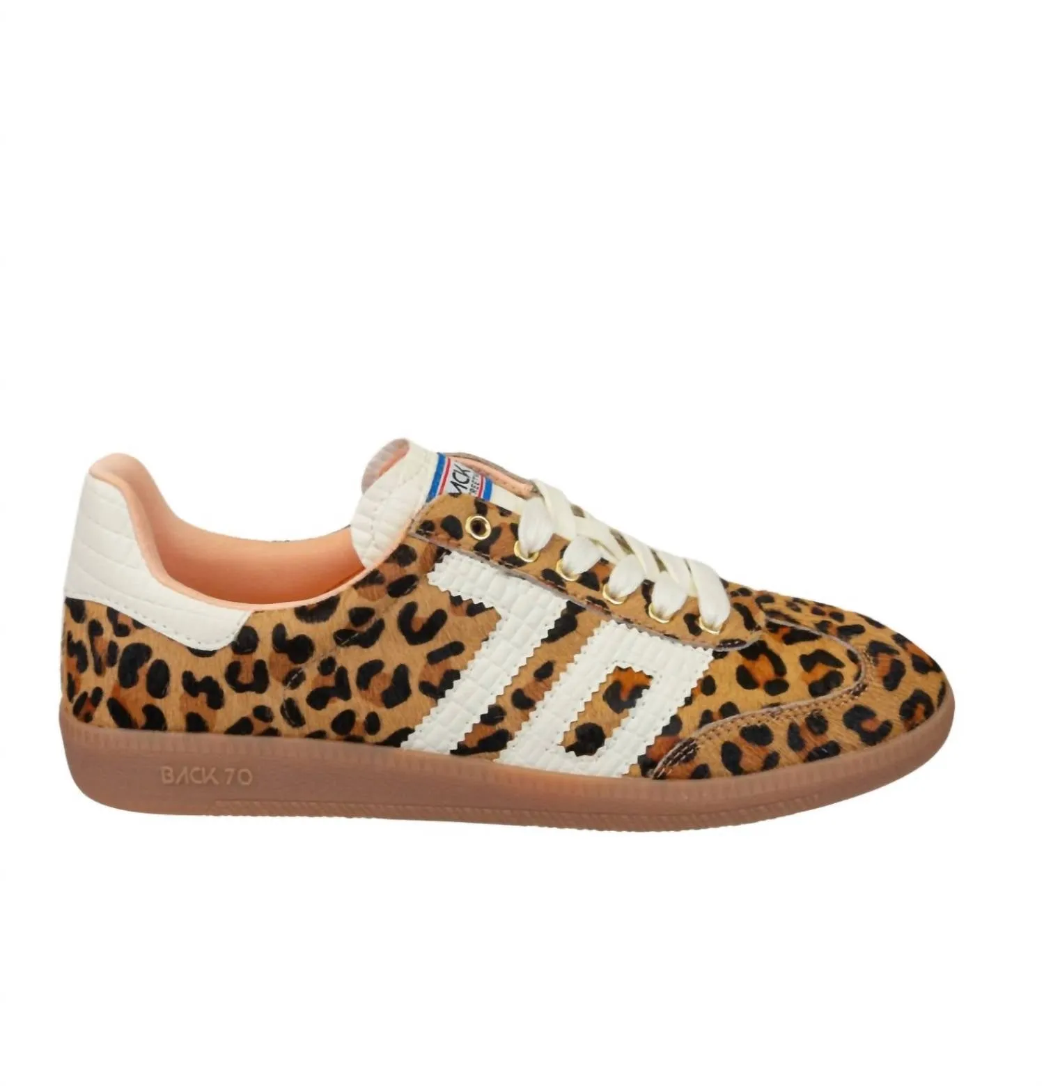 Women Cloud Sneakers In Leopard Camel White