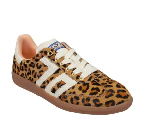 Women Cloud Sneakers In Leopard Camel White