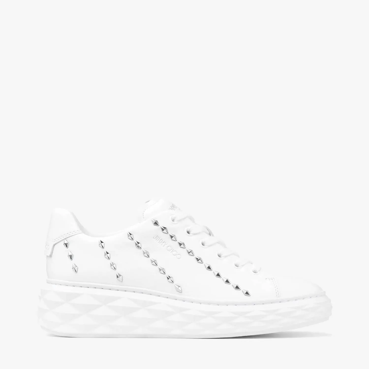 Women Diamond Trainers In White