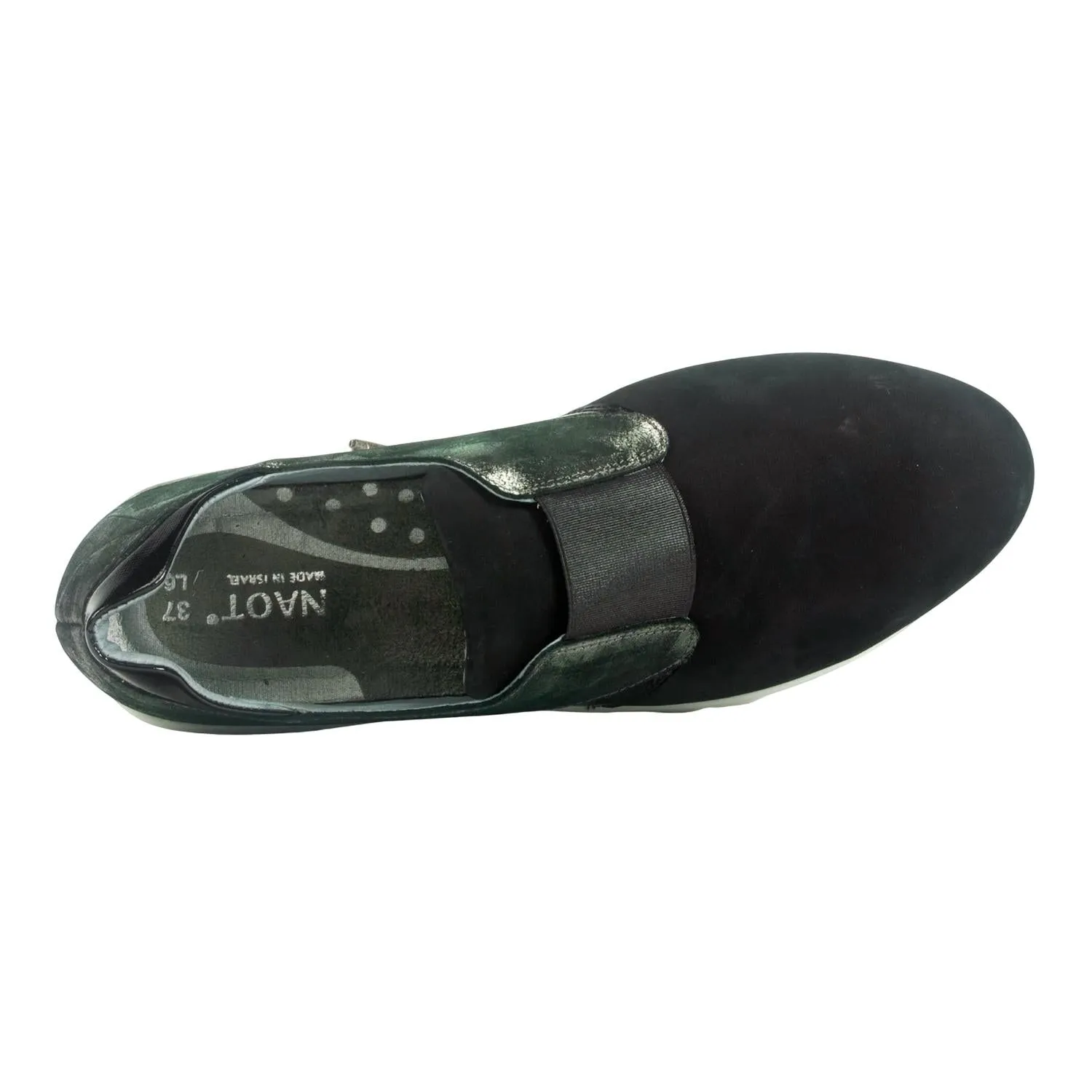 Women Intrepid Sneaker In Black Velvet/met Onyx