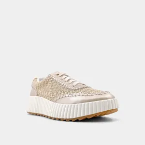 Women Selina Woven Sneakers In Gold