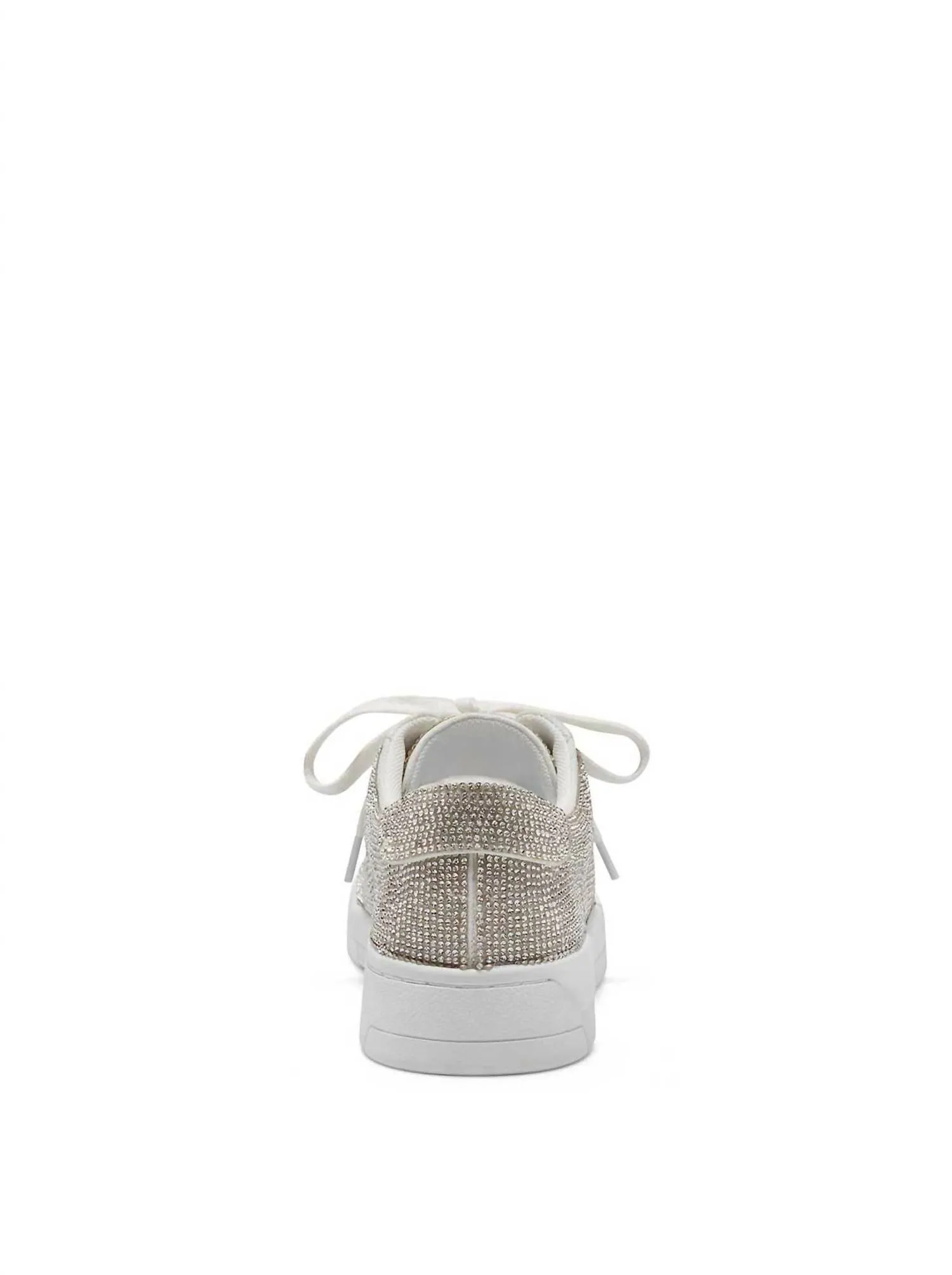 Women Silesta Casual Sneaker In White Sparkle