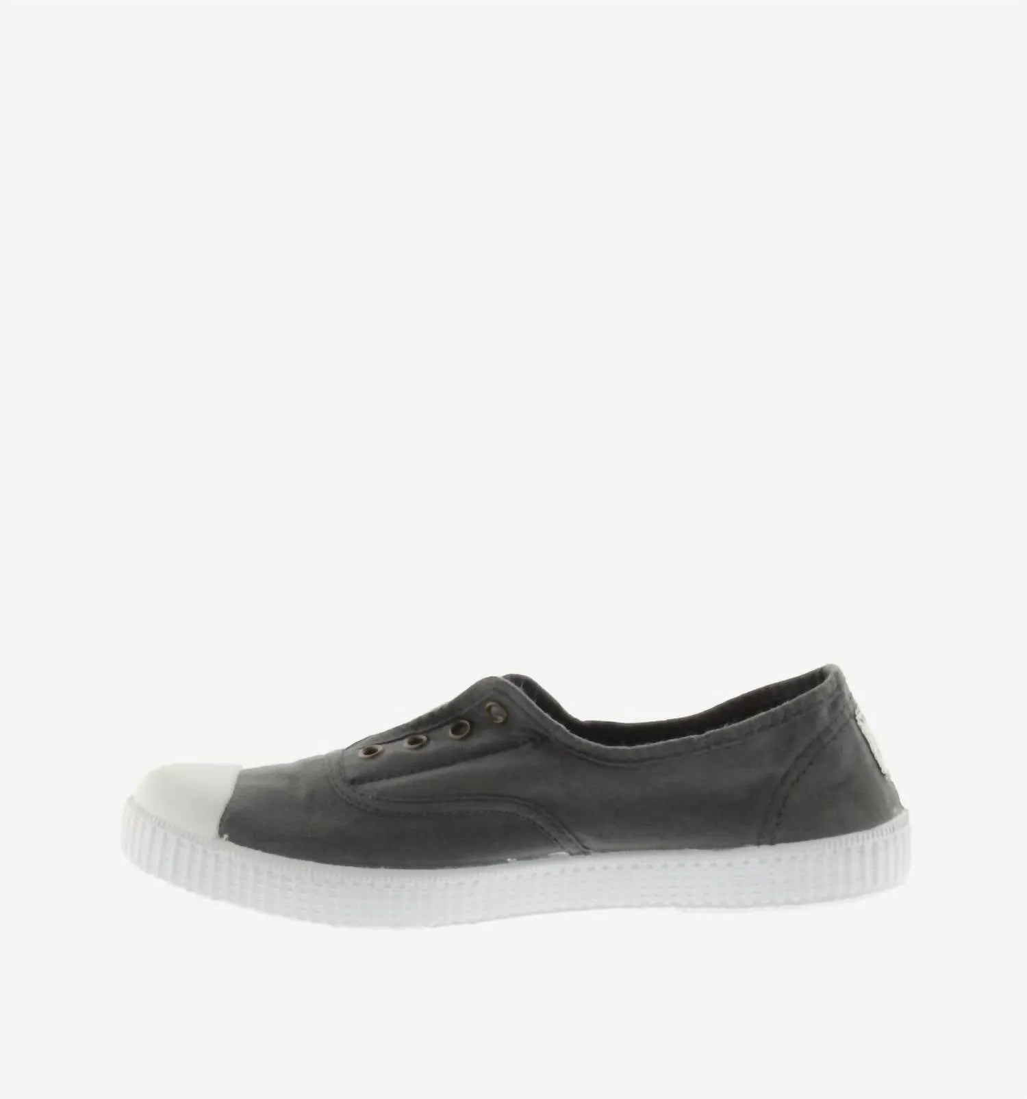 Women's 1915 English Washed Canvas Toecap Shoe In Plomo