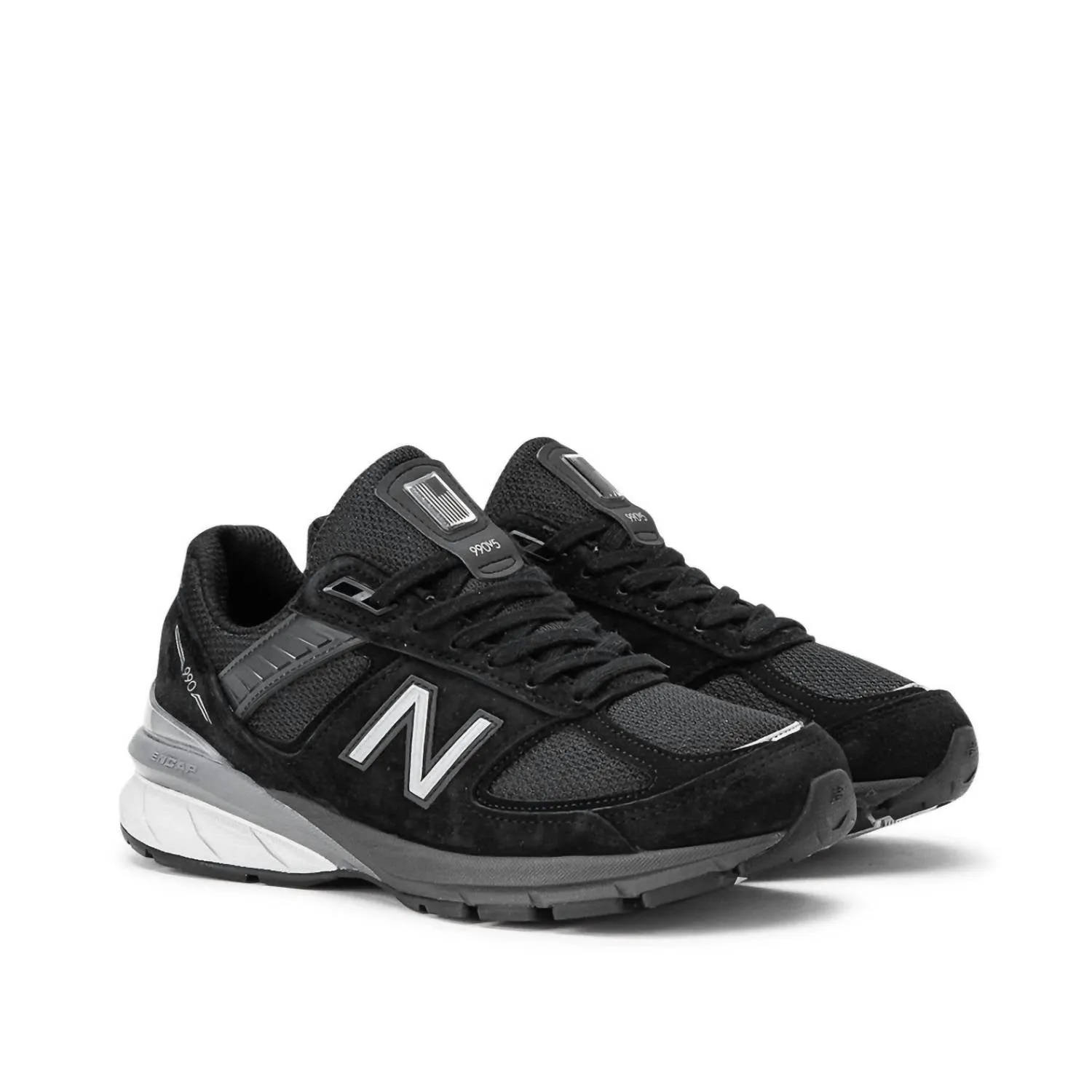 Women's 990V5 Sneakers In Black/silver Bk5
