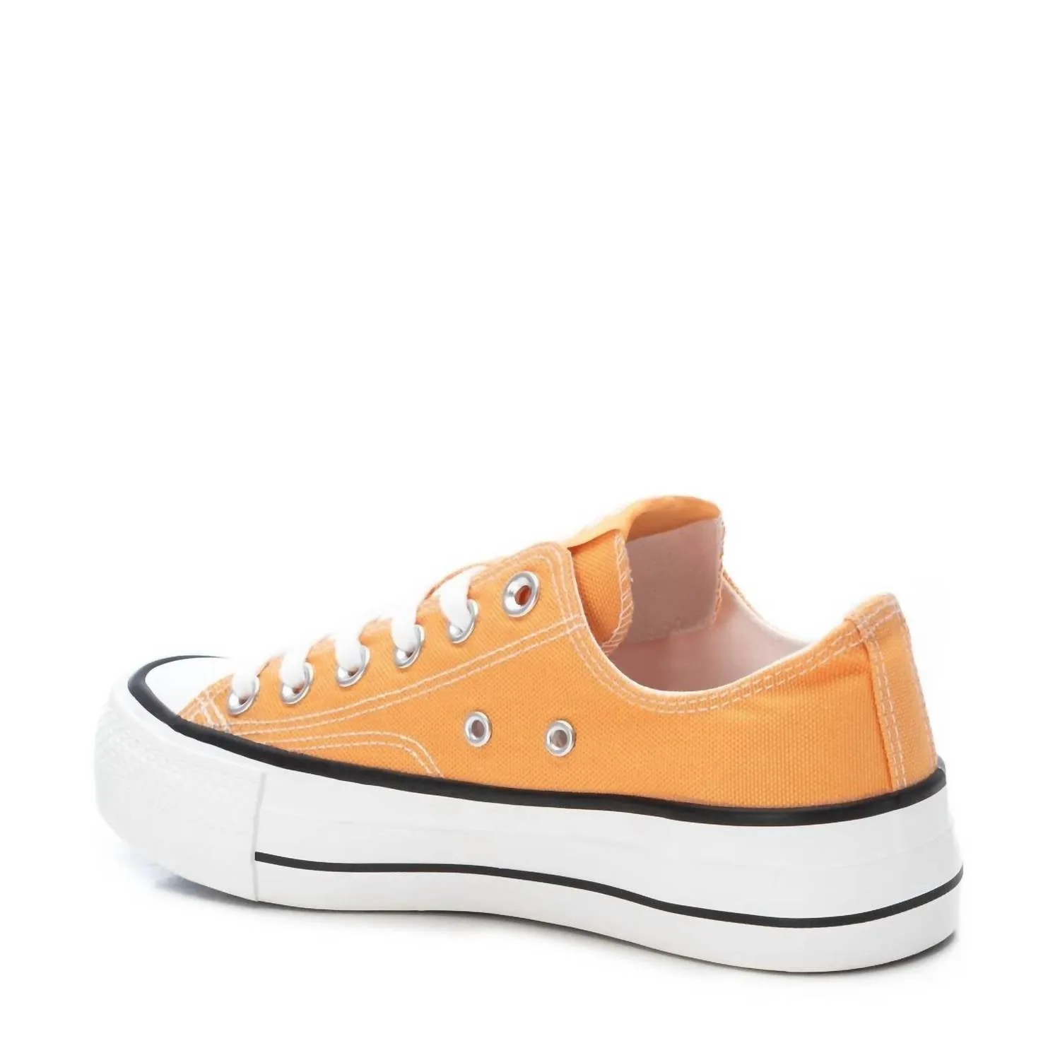 Women's Canvas Sneakers In Orange