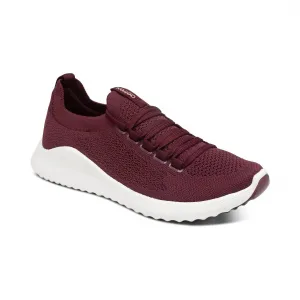 Women's Carly Sneaker In Burgundy