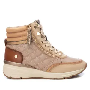 Women's Carmela Collection Leather Sneaker Booties In Beige