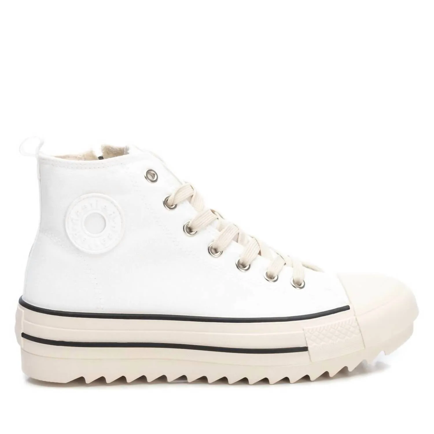 Women's Casual High Top Sneakers In White