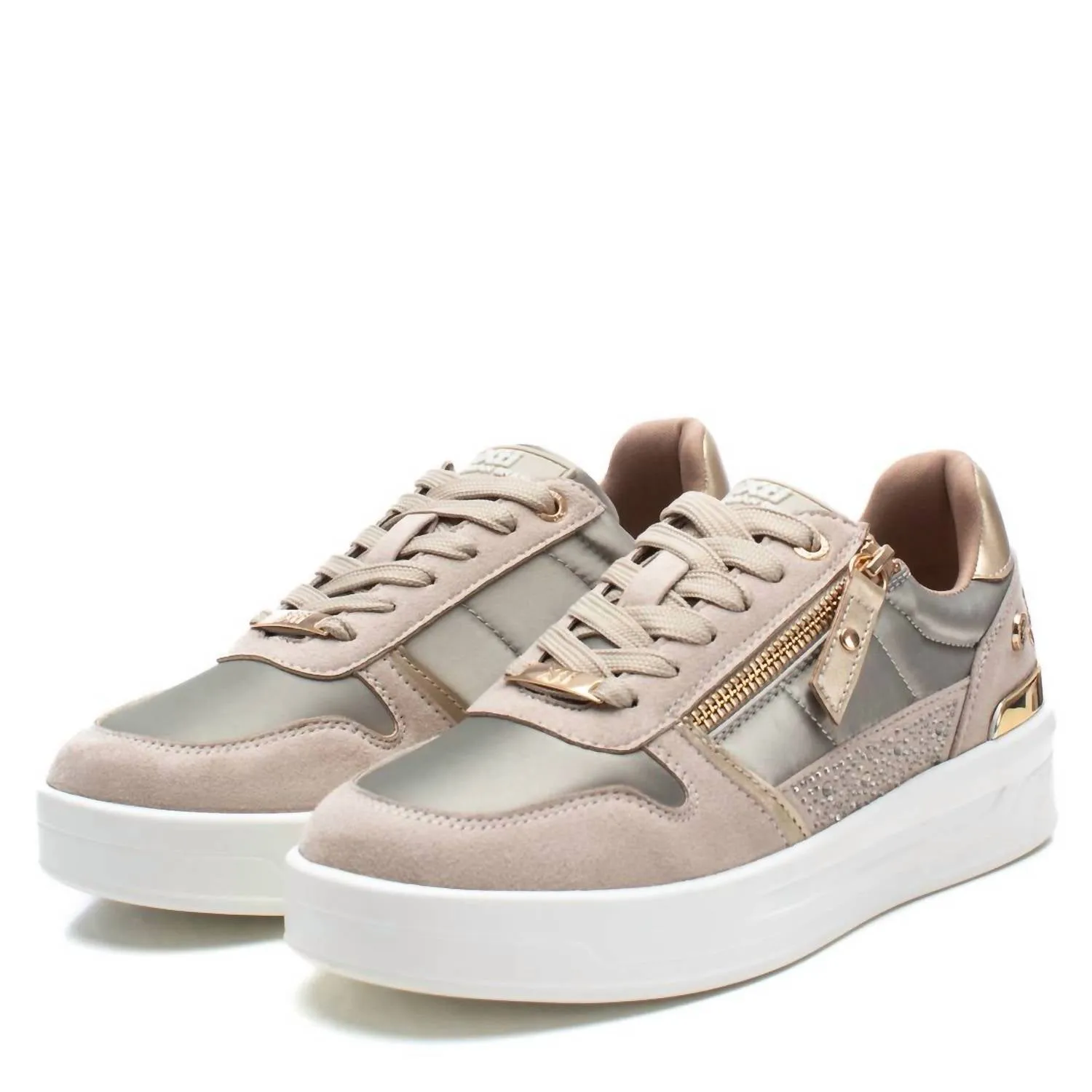 Women's Casual Sneakers In Beige