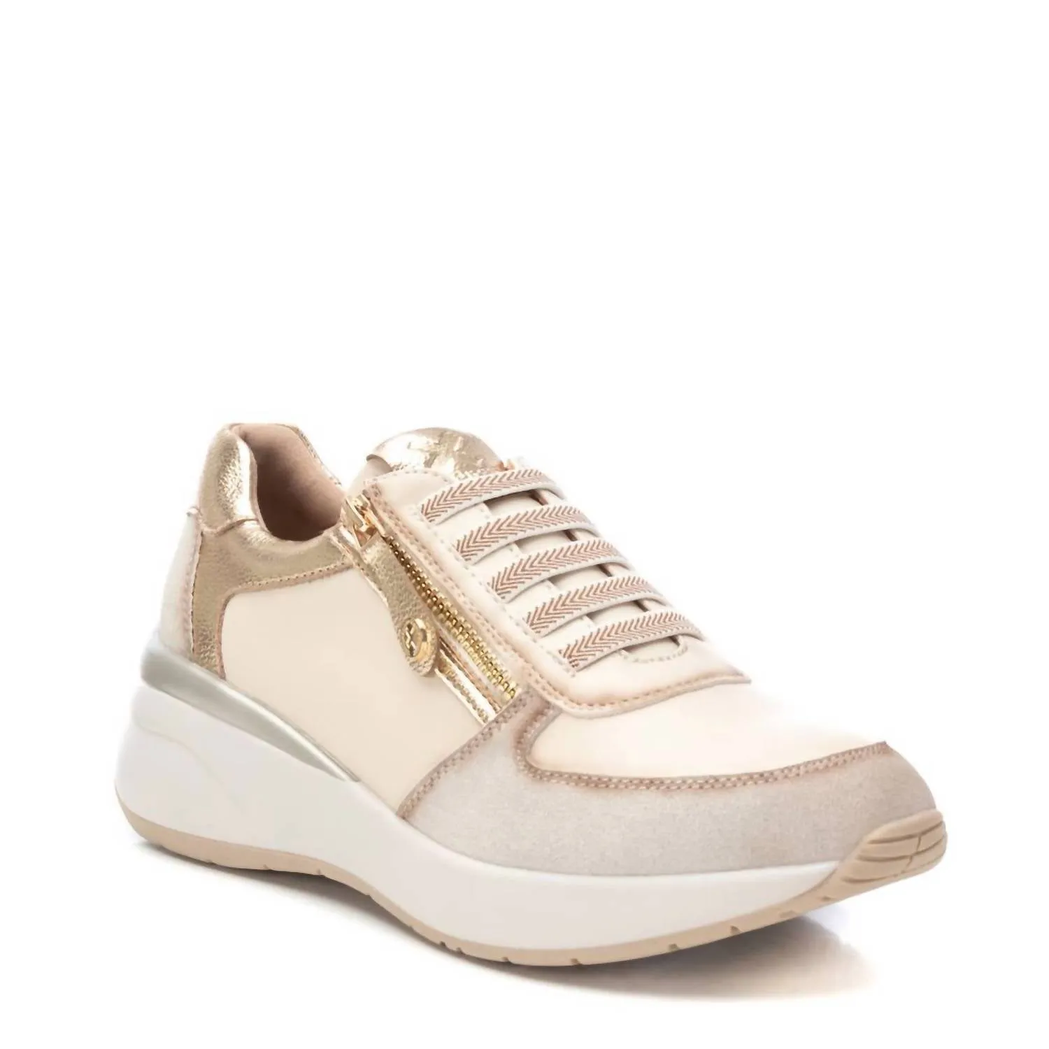 Women's Casual Sneakers In Beige