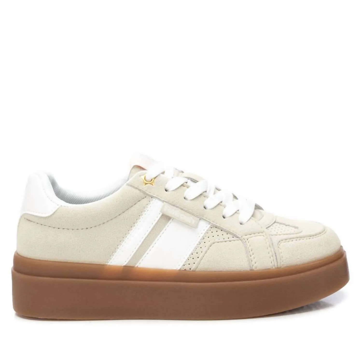 Women's Casual Sneakers In Beige