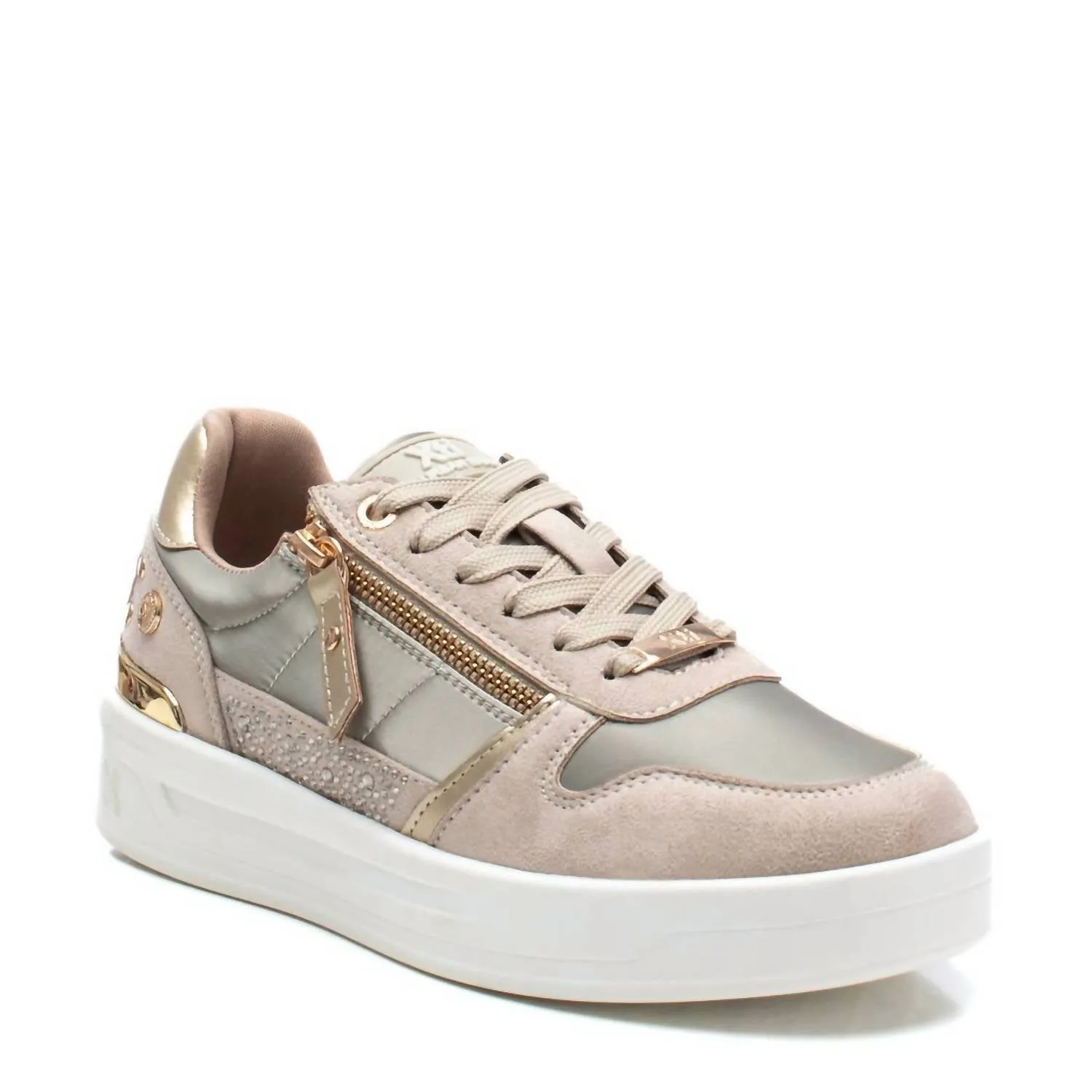 Women's Casual Sneakers In Beige