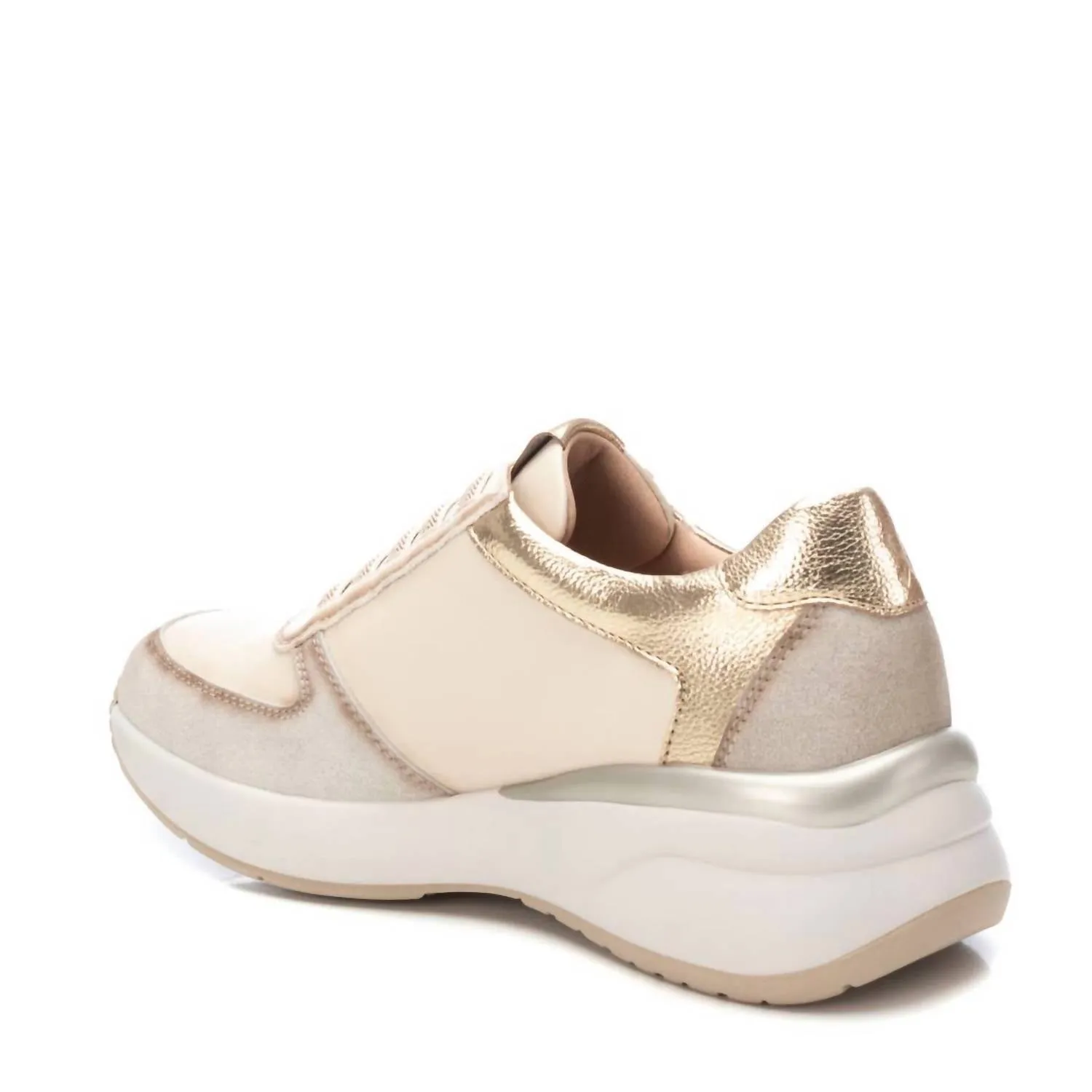 Women's Casual Sneakers In Beige