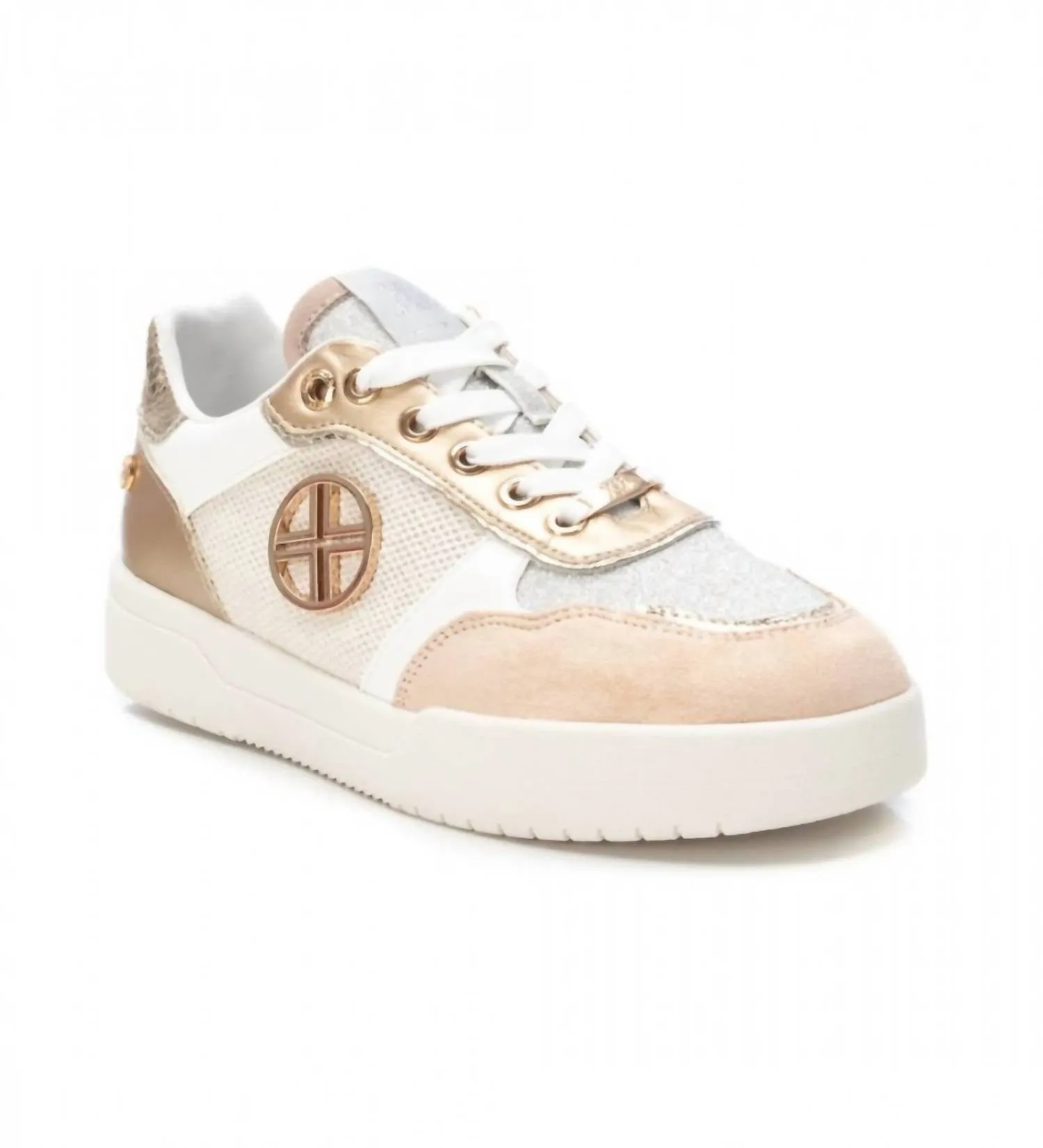 Women's Casual Sneakers In Gold
