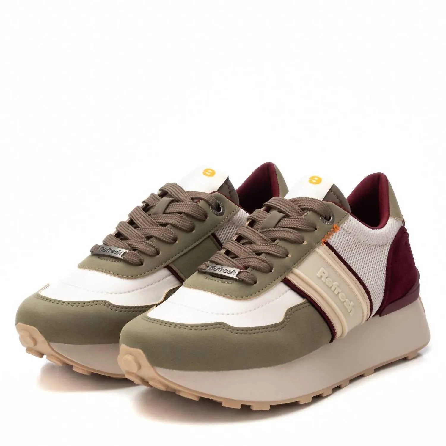 Women's Casual Sneakers In Khaki