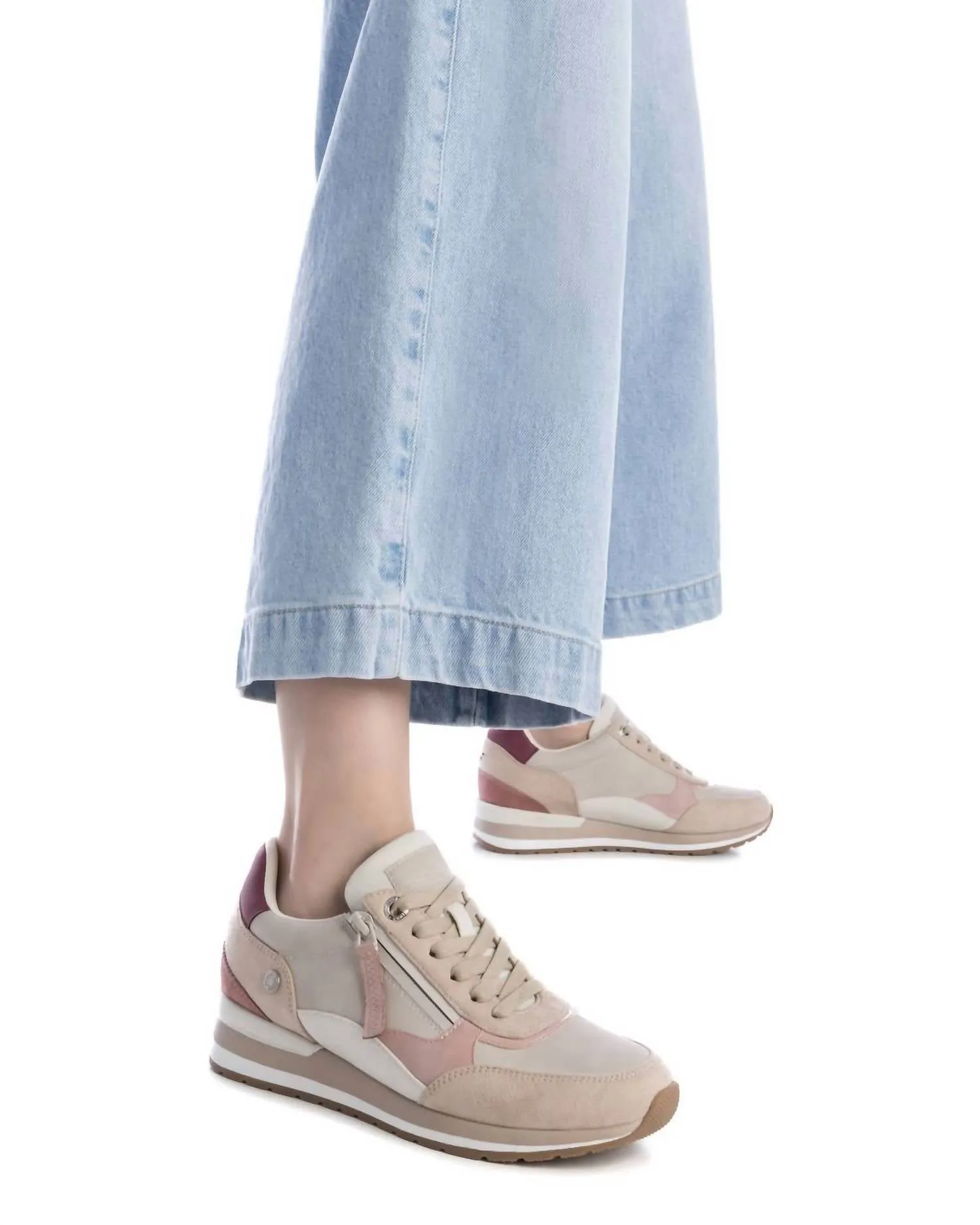Women's Casual Sneakers In Nude