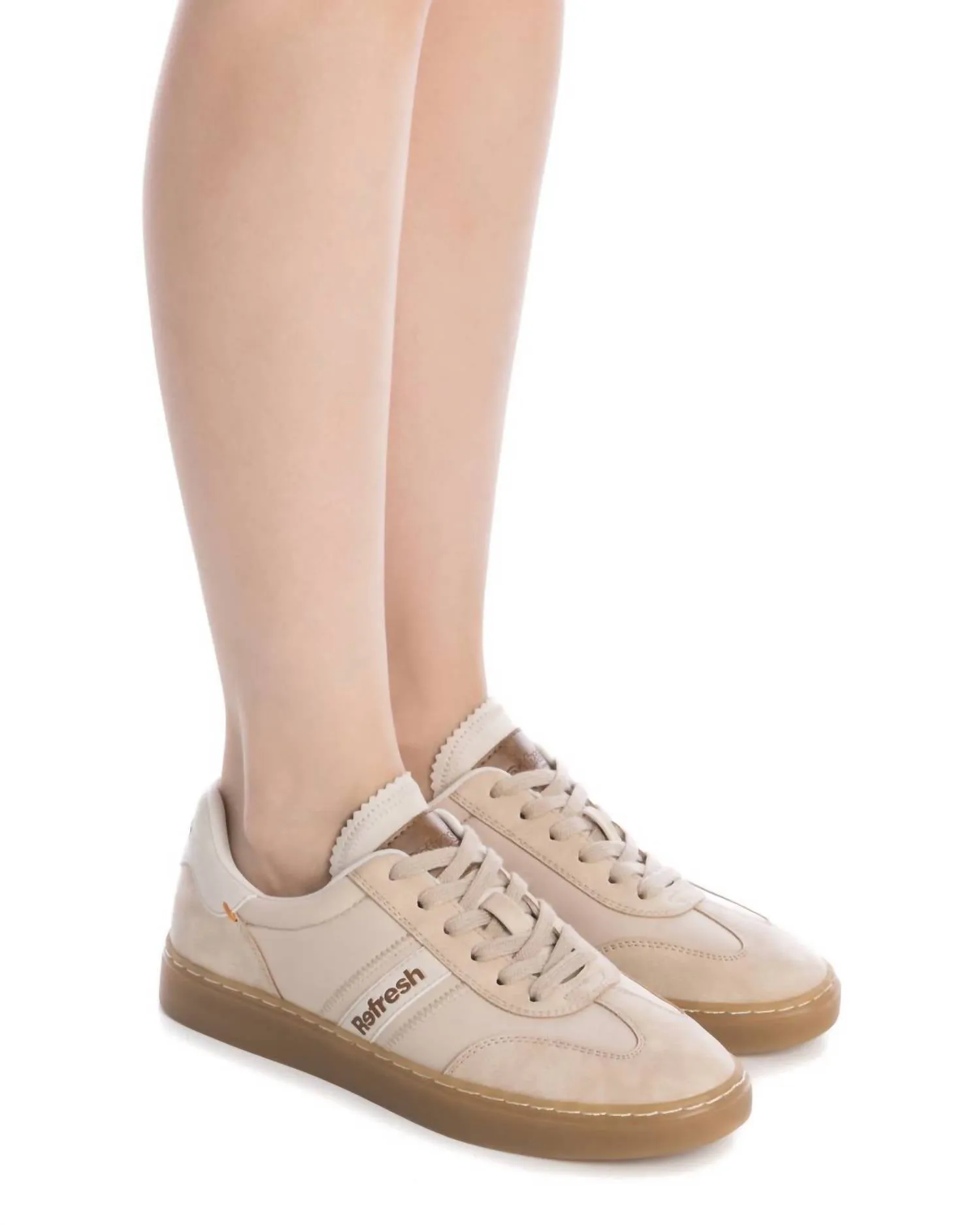 Women's Casual Trainer Sneakers In Beige