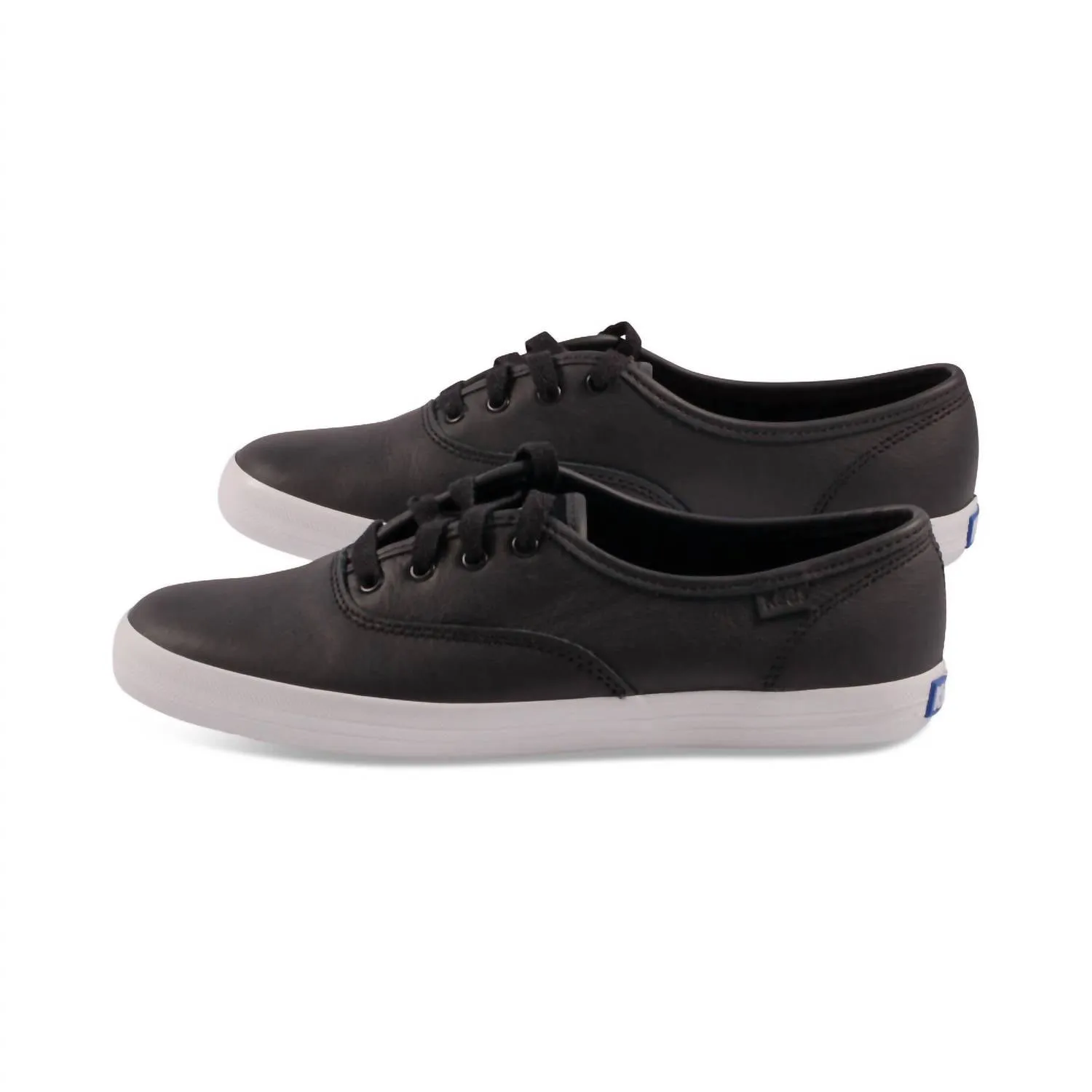 Women's Champion Premium Leather Sneaker In Black