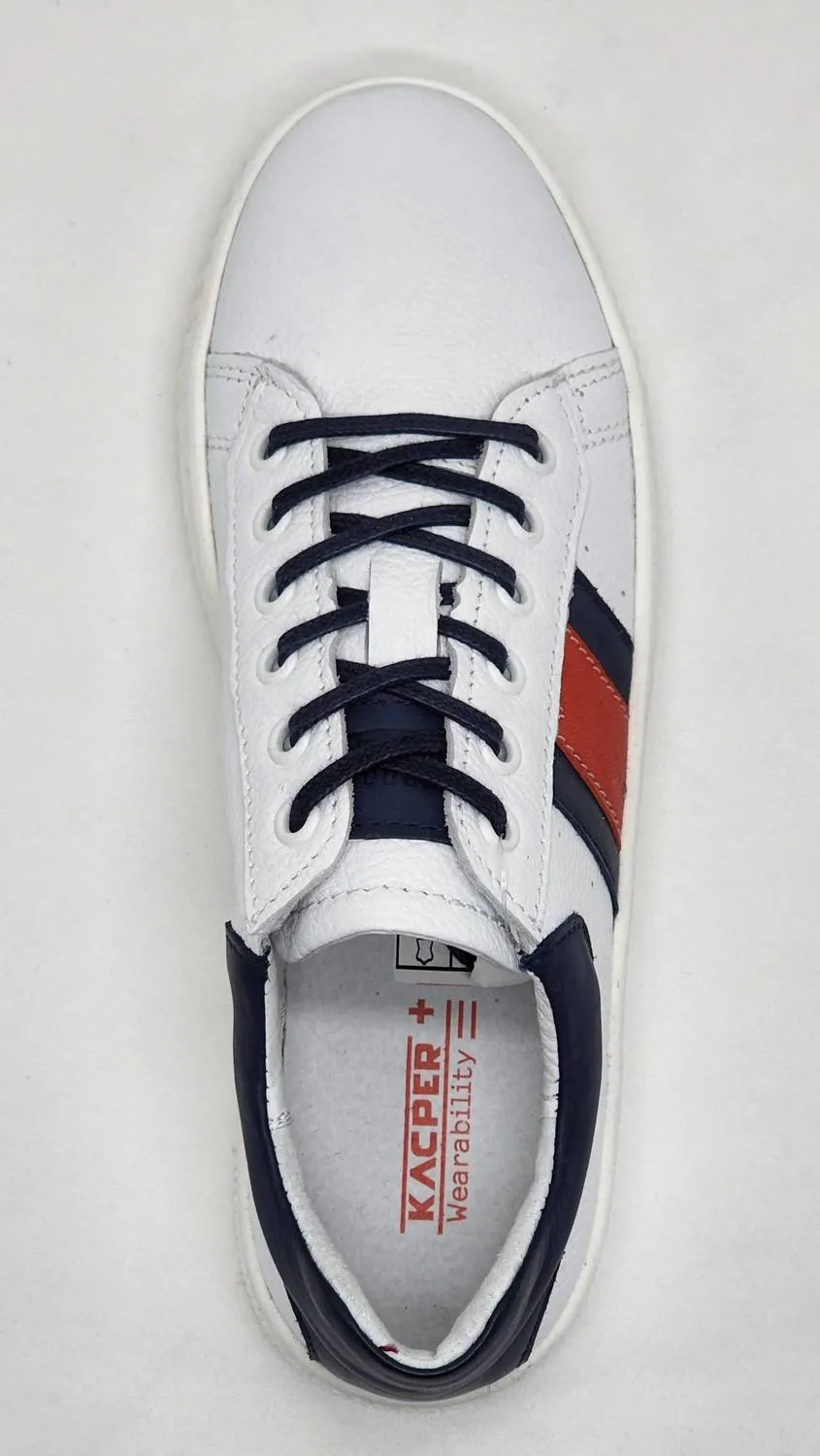 Women's Classic Leather Sneakers In White