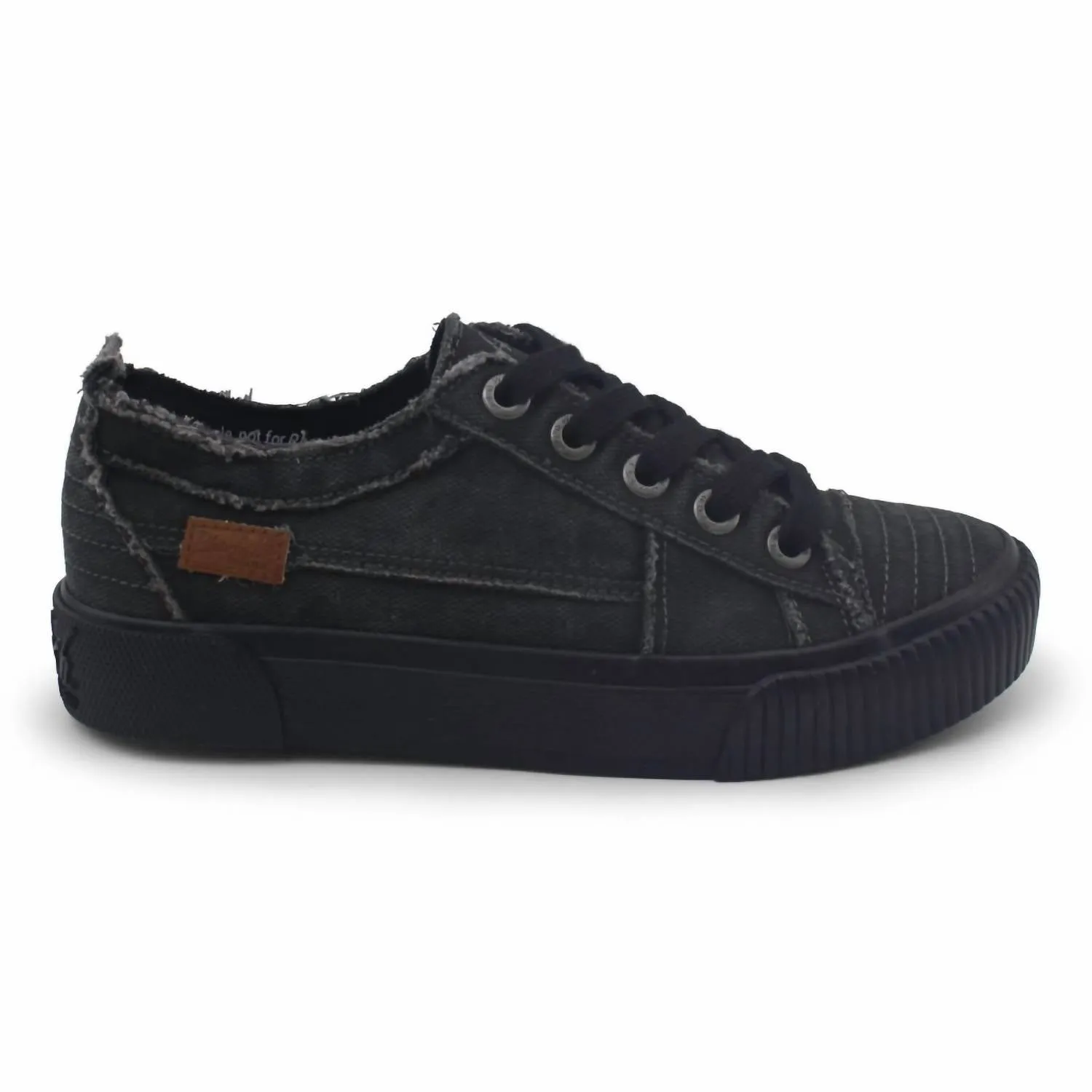 Women's Clay Sneaker In Black Smoked 16 Oz Canvas / Black Foxing