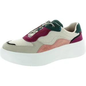 Womens Colorblock Suede Casual And Fashion Sneakers
