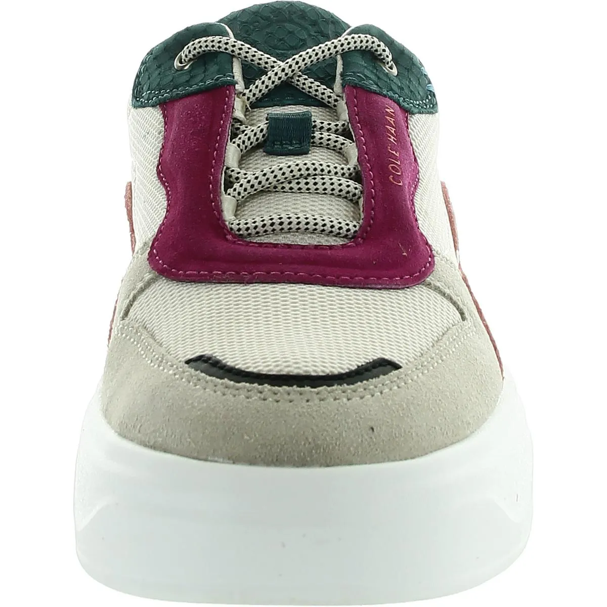 Womens Colorblock Suede Casual And Fashion Sneakers