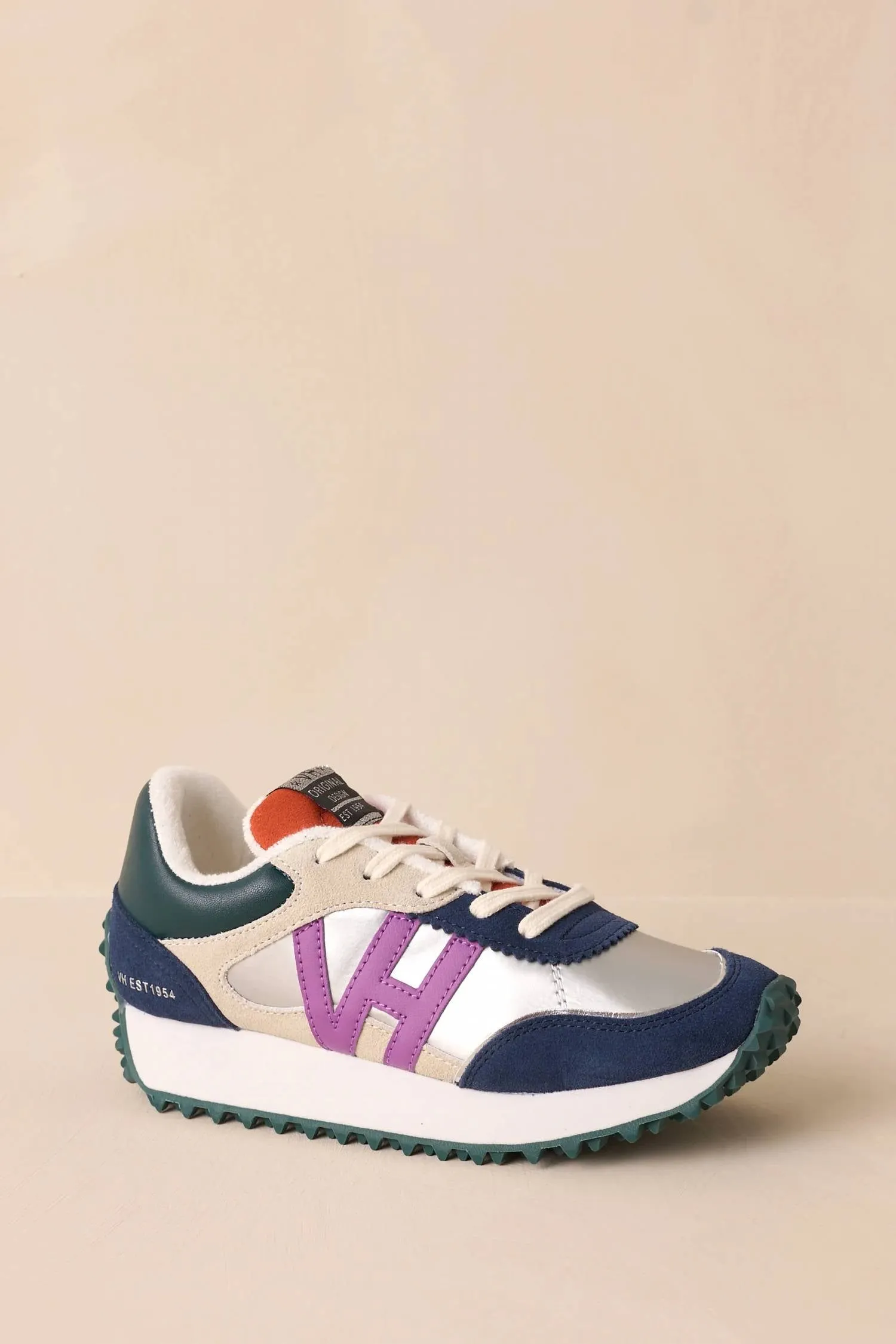 Women's Cosmic 39 Sneakers In Camel / Purple / Navy