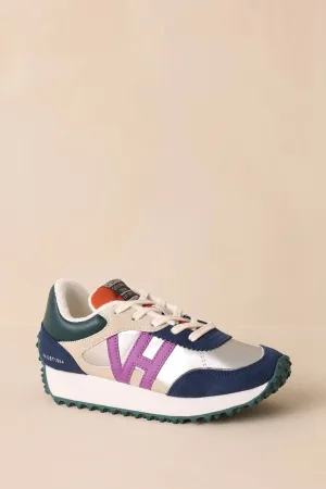 Women's Cosmic 39 Sneakers In Camel / Purple / Navy