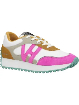 Women's Cosmic Sneakers In Mustard/neon Pink