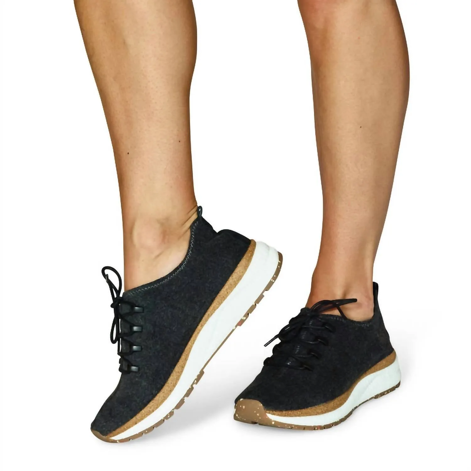 Women's Courier Sneakers In Charcoal