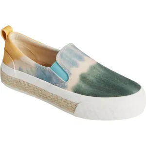 Women's Crest Slip On Sneakers In Blue Multi