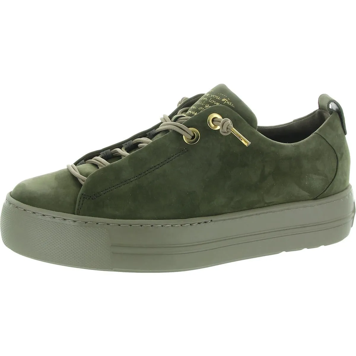 Womens Cushioned Footbed Faux Suede Casual And Fashion Sneakers