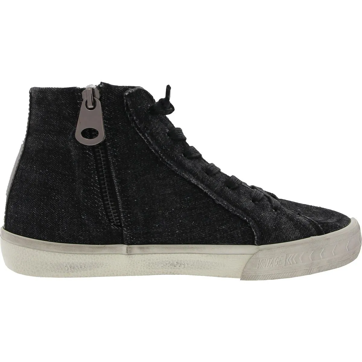 Womens Distressed Denim Casual And Fashion Sneakers