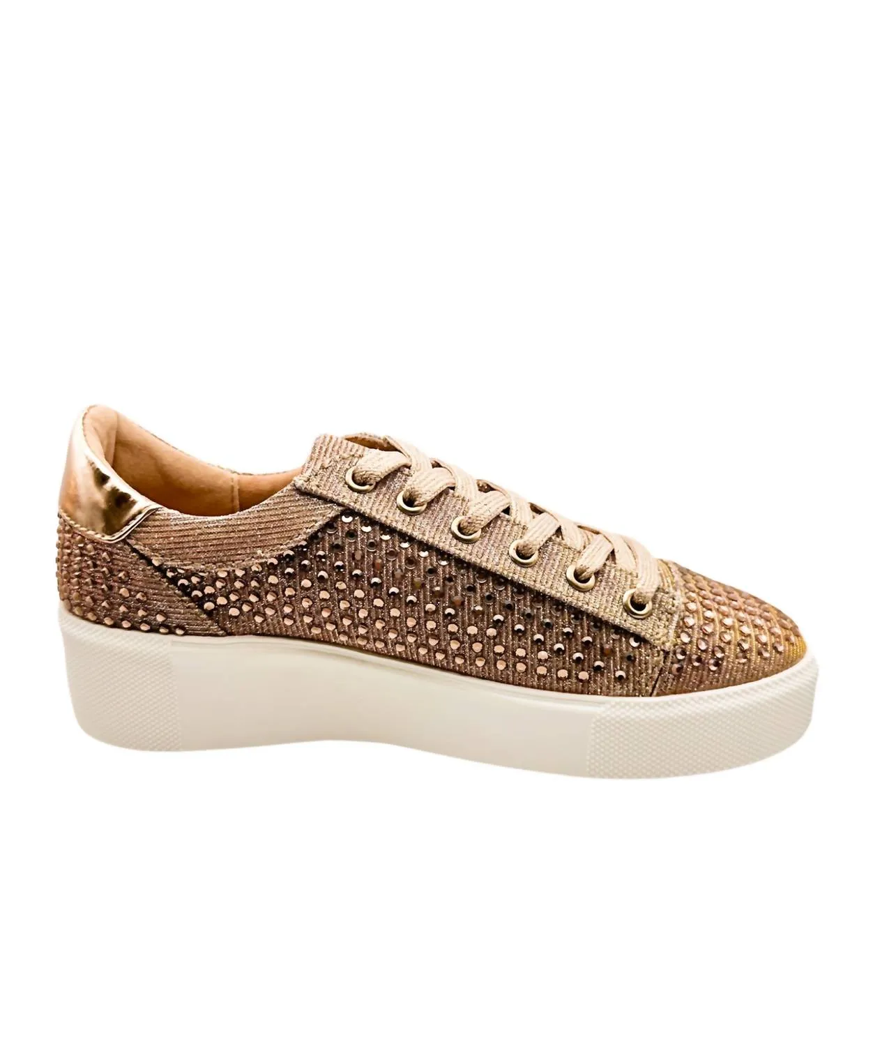 Women's Diva Sneaker In Rose Gold