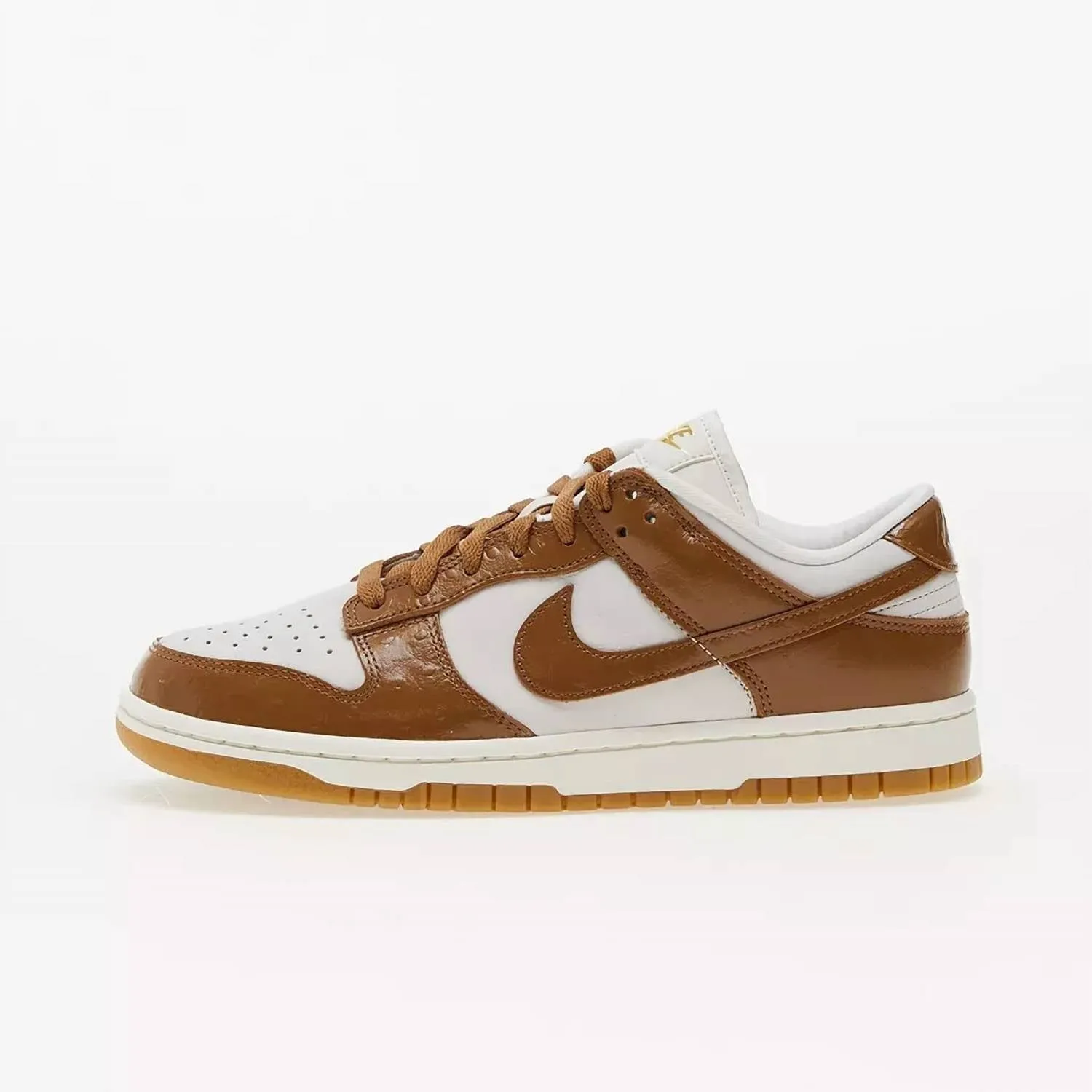 Women's Dunk Low Lx Sneakers In Phantom/ale Brown/sail/metallic Gold
