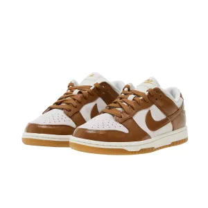 Women's Dunk Low Lx Sneakers In Phantom/ale Brown/sail/metallic Gold