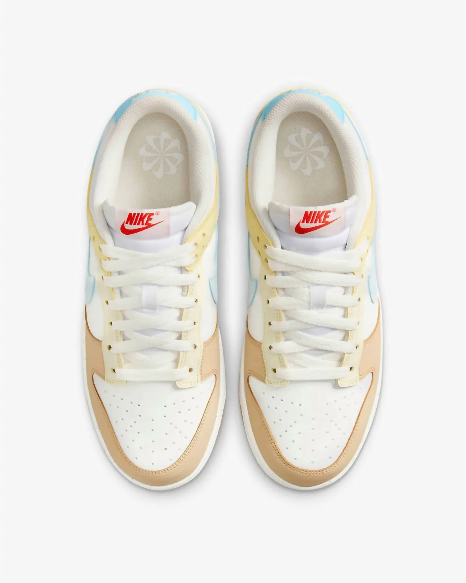 Women's Dunk Low Next Nature Sneaker In Summit White/glacier Blue-Aquarius Blue