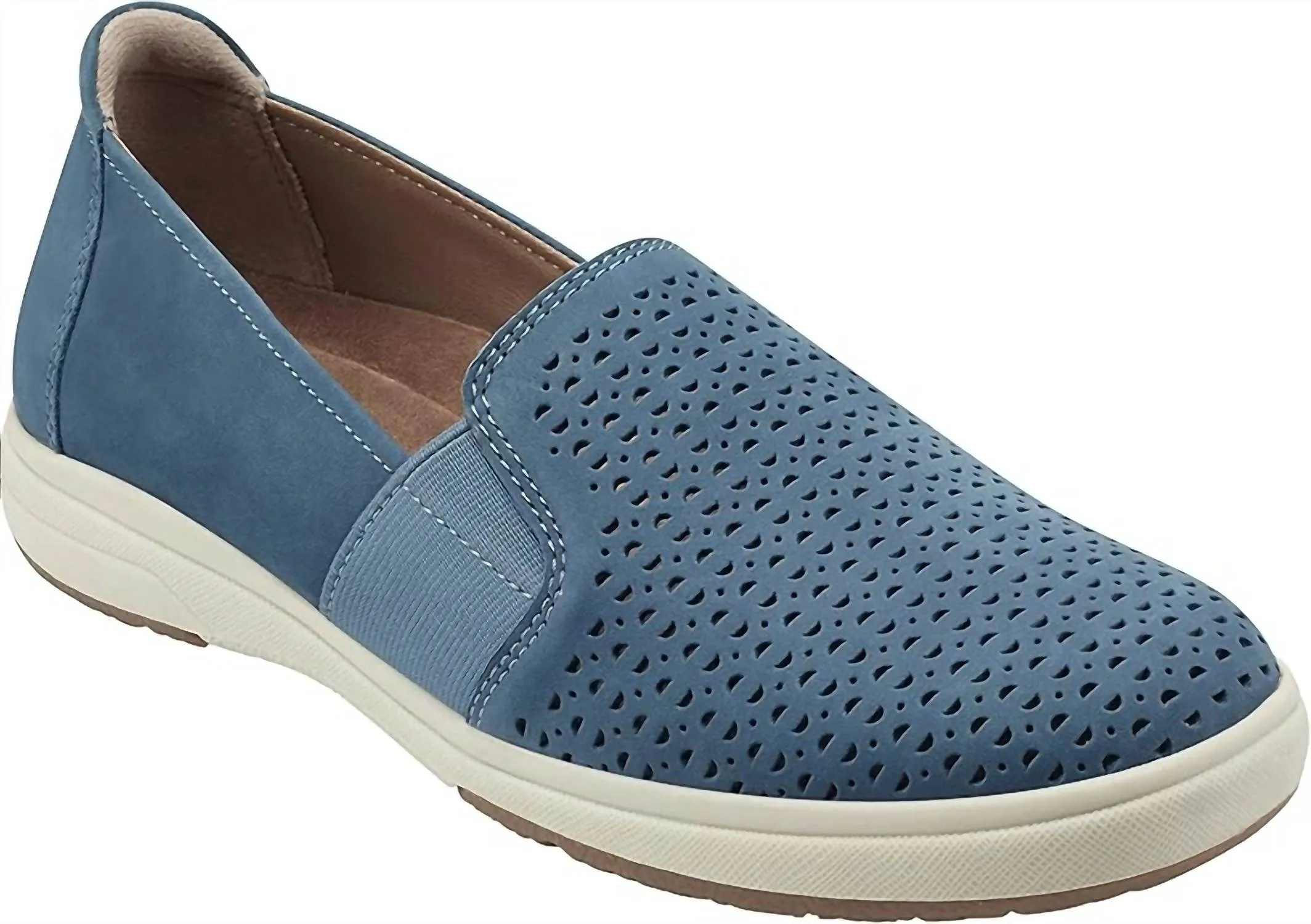 Women's Elin Leather Slip-On Casual Sneakers In Parisian Blue