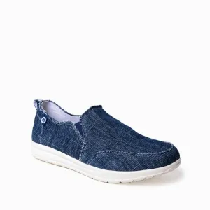 Women's Expanse Canvas Slip On Shoes In Blue Denim