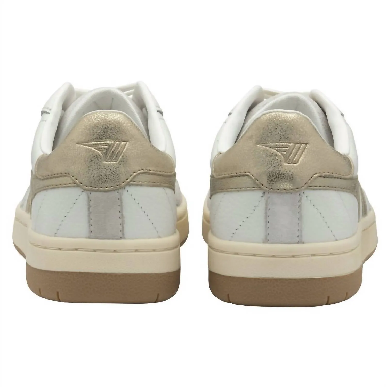 Women's Falcon Mirror Sneakers In White/gold