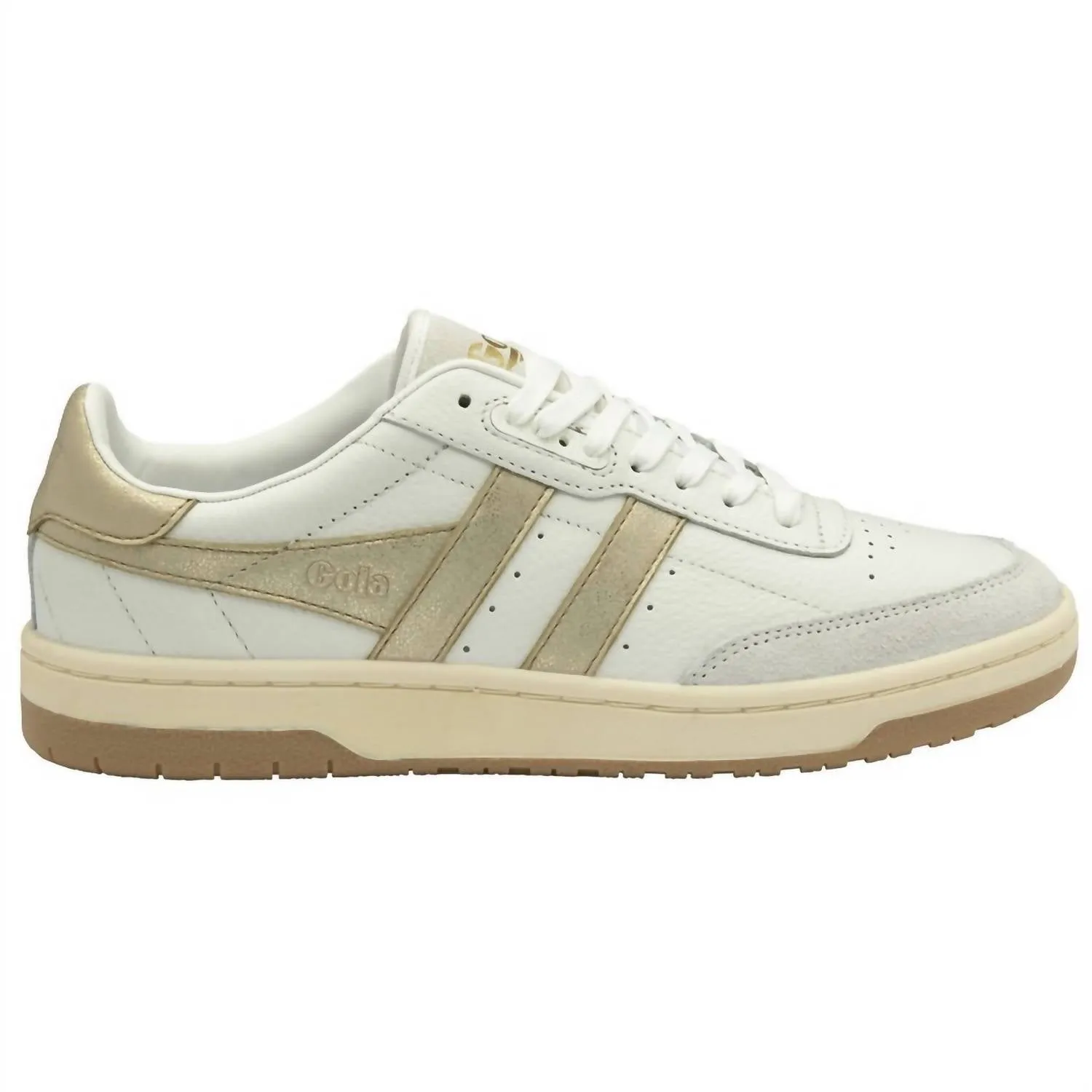Women's Falcon Mirror Sneakers In White/gold