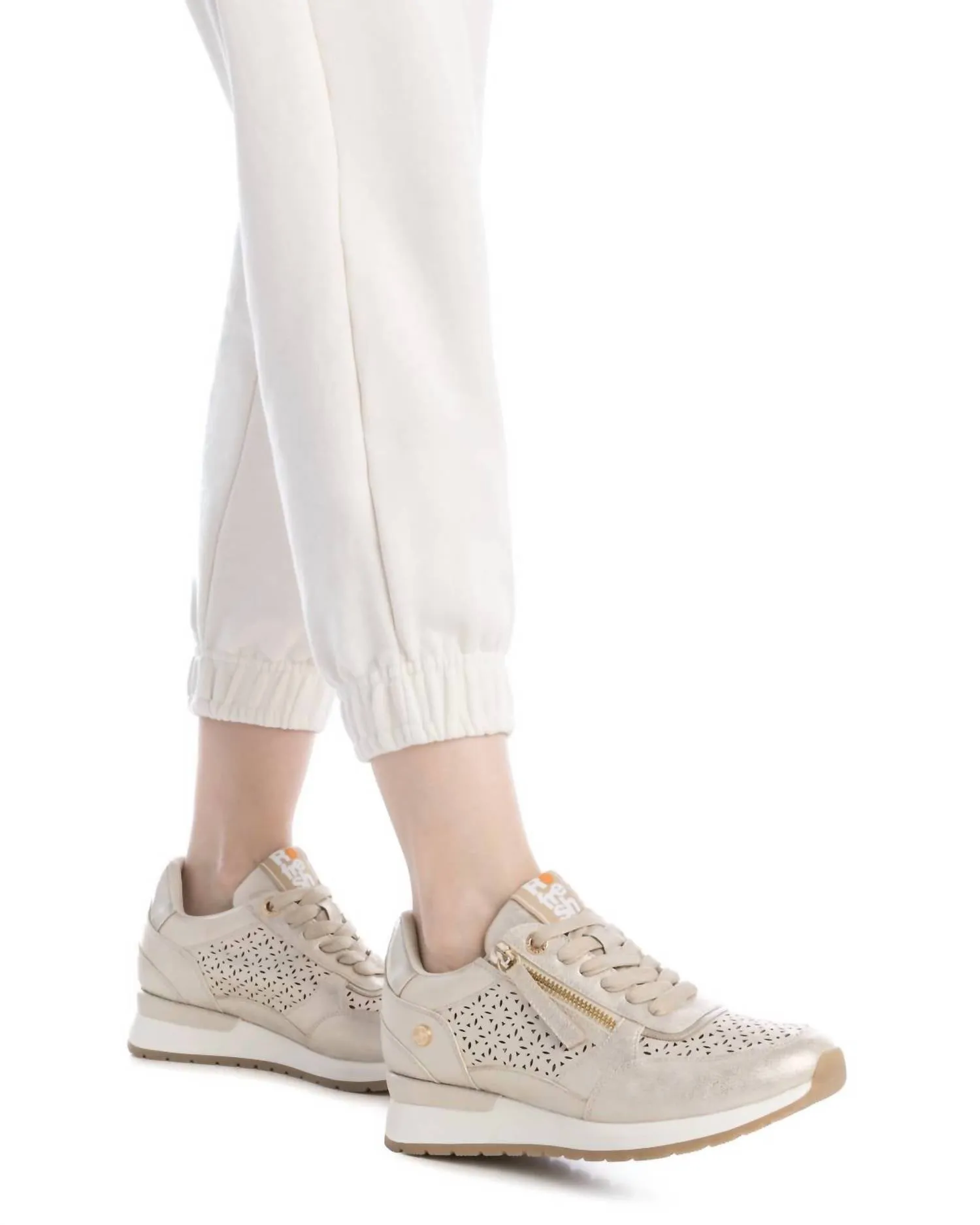 Women's Fashion Comfort Sneakers In Gold