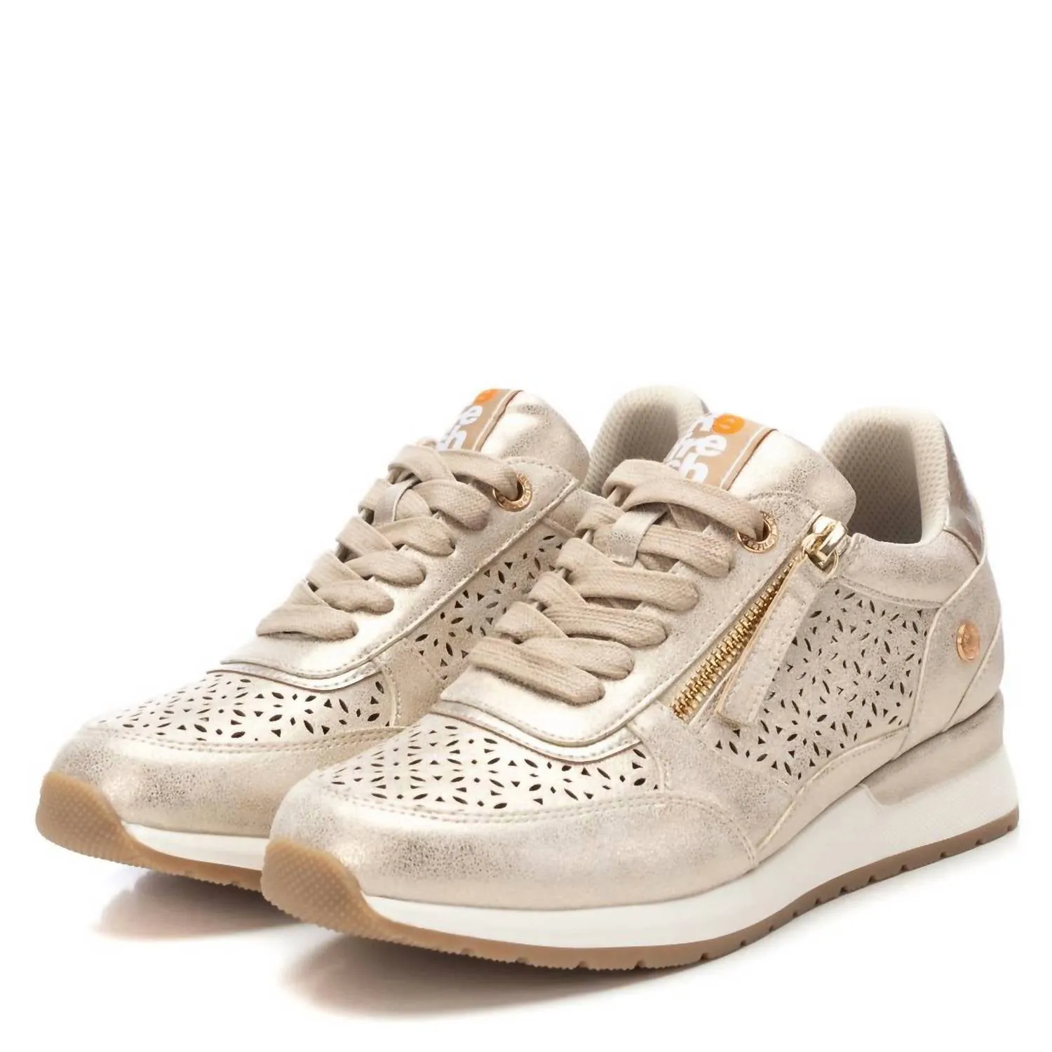 Women's Fashion Comfort Sneakers In Gold
